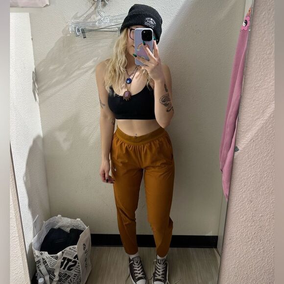 Nike burnt orange/brown sweatpants - Picture 1 of 10